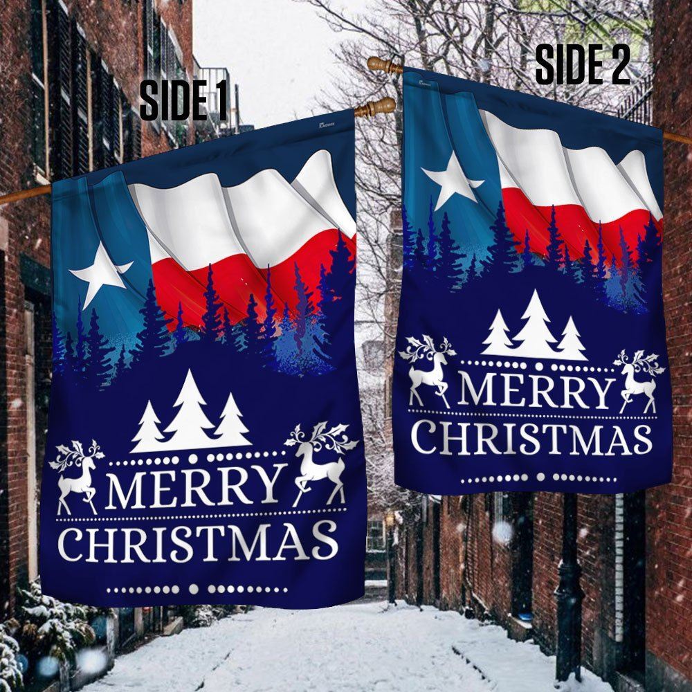 Texas Christmas Flag Merry Christmas Y'all Flag, Christmas Garden Flag, Home Decor Accessories, Christmas Outdoor Decor Ideas