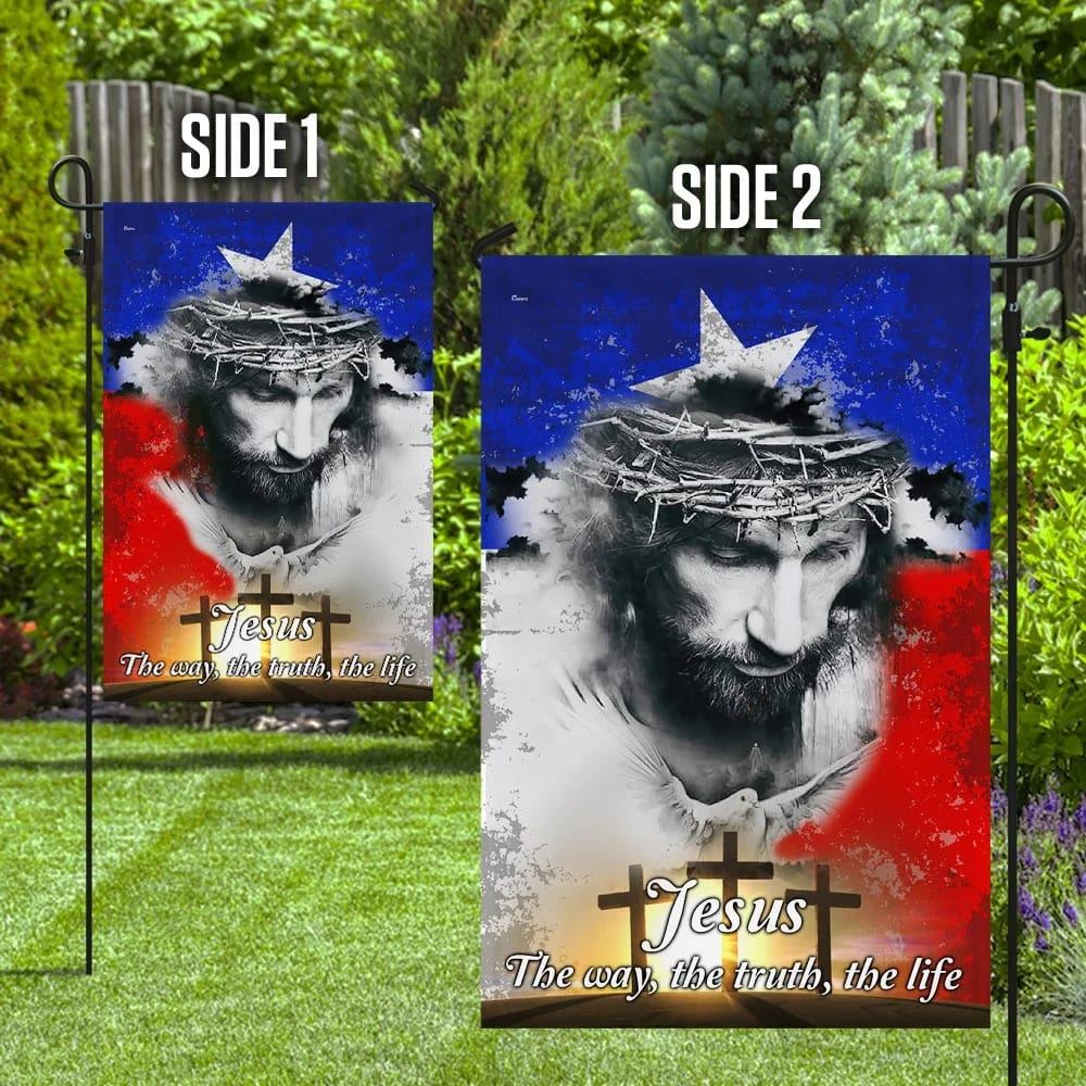 Texas Jesus House Flag, Outdoor Religious Flags, Christian Flag, Scripture Flag, Garden Banner