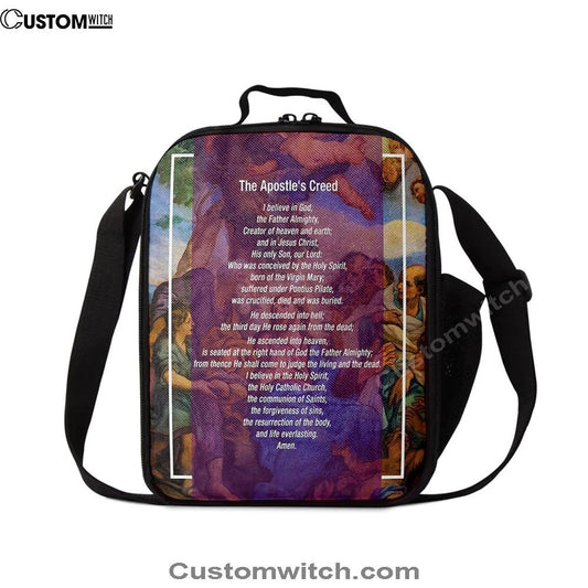 The Apostle's Creed Lunch Bag For Men And Women - Jesus Christ Surrounded By His Apostles, Spiritual Christian Lunch Box For School, Work