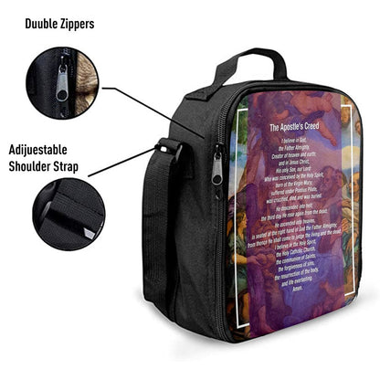 The Apostle's Creed Lunch Bag For Men And Women - Jesus Christ Surrounded By His Apostles, Spiritual Christian Lunch Box For School, Work
