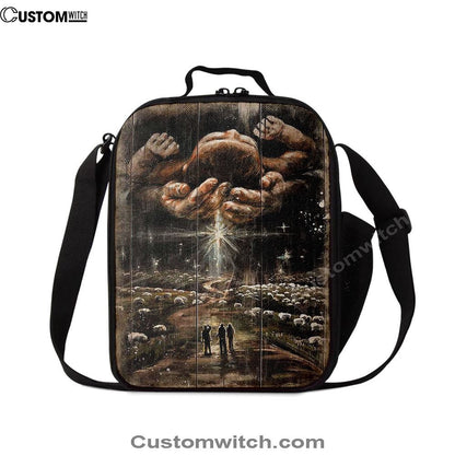 The Day He Was Born Jesus Lunch Bag For Men And Women, Spiritual Christian Lunch Box For School, Work