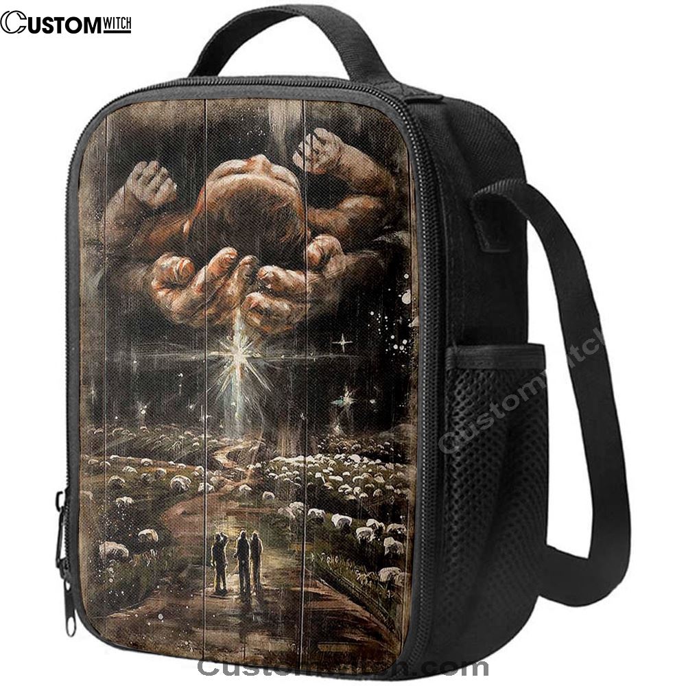 The Day He Was Born Jesus Lunch Bag For Men And Women, Spiritual Christian Lunch Box For School, Work