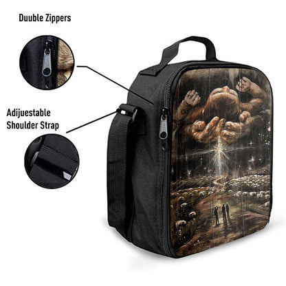 The Day He Was Born Jesus Lunch Bag For Men And Women, Spiritual Christian Lunch Box For School, Work