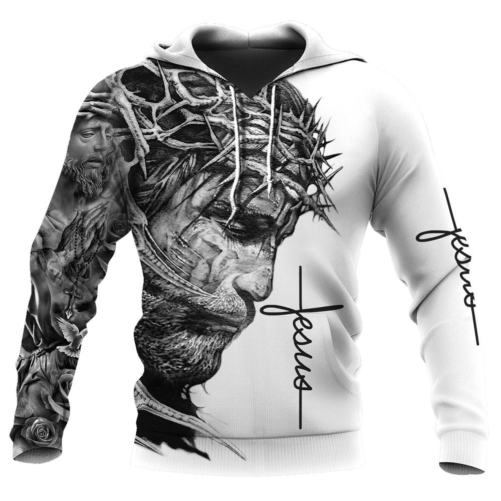 The Embrace Of God 3D Hoodie For Man And Women, Jesus Printed 3D Hoodie