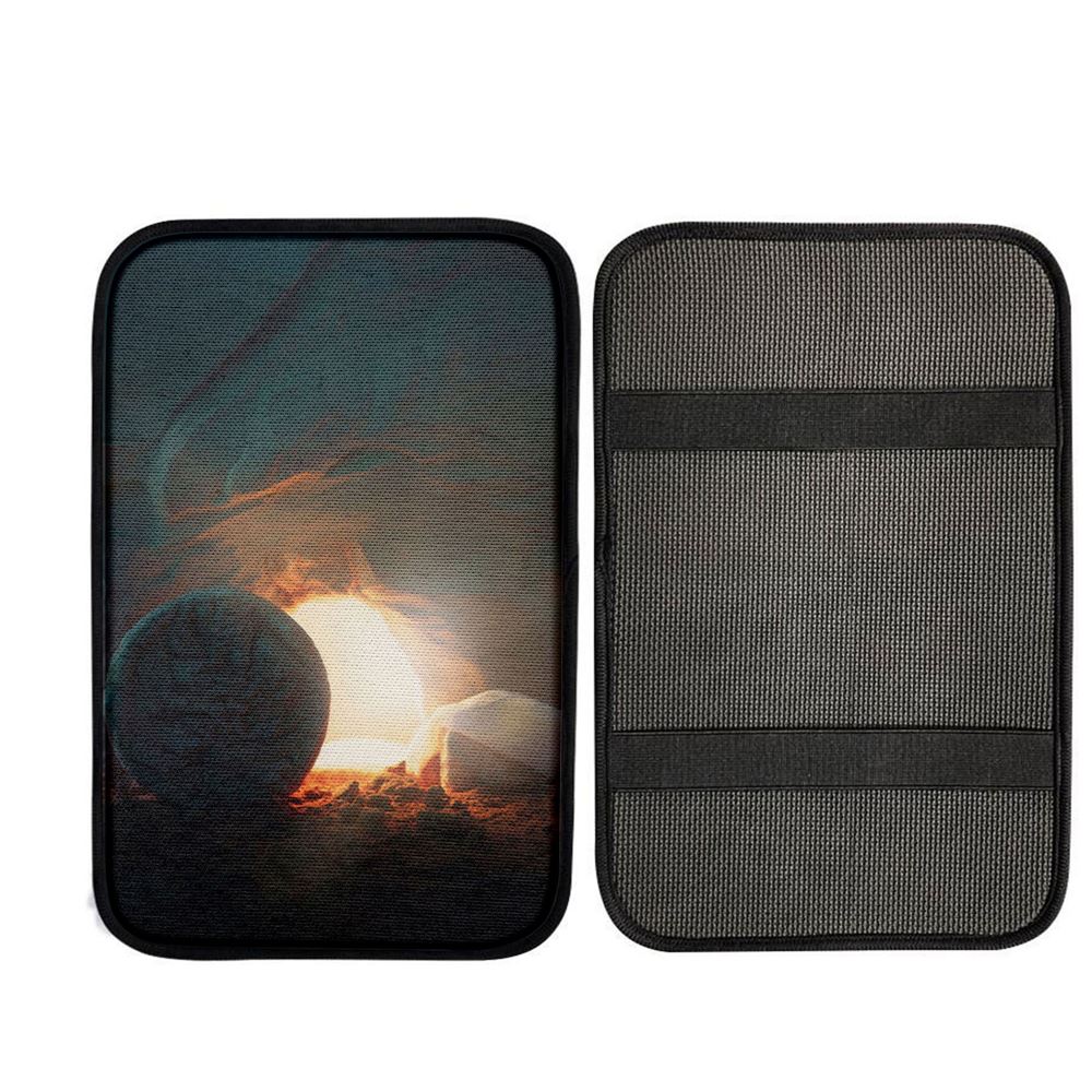 The Empty Tomb Car Armrest Pad Pictures - Car Armrest Pad Easter Car Armrest Pad, Bible Verse Car Interior Accessories