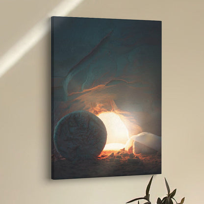 The Empty Tomb Easter Canvas Pictures - Christian Canvas Prints - Christian Home Decor