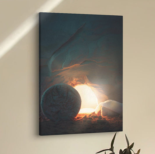 The Empty Tomb Easter Canvas Pictures - Christian Canvas Prints - Christian Home Decor