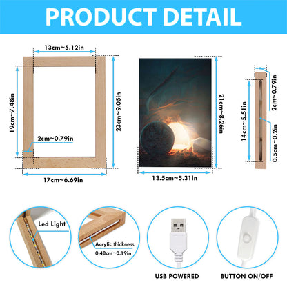 The Empty Tomb Easter Frame Lamp Pictures - Christian Night Light - Christian Home Decor