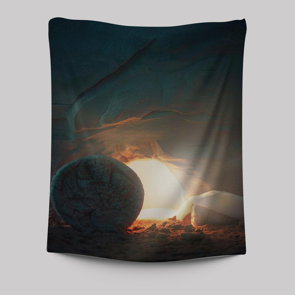 The Empty Tomb Easter Tapestry Pictures - Christian Tapestries Prints -  Christian Indoor Wall Tapestries