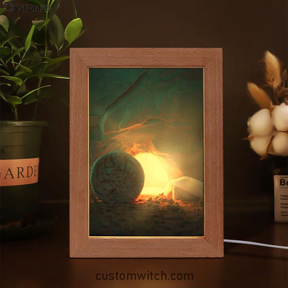 The Empty Tomb Frame Lamp Pictures - Christian Art - Frame Lamp Easter Decor