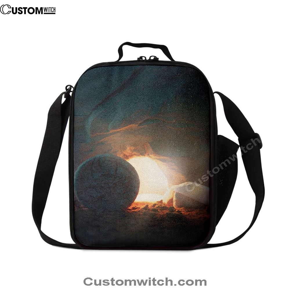 The Empty Tomb Lunch Bag For Men And Women - Lunch Bag For Men And Women Easter Lunch Bag, Spiritual Christian Lunch Box For School, Work