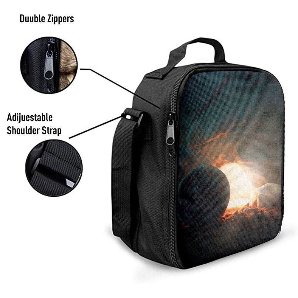 The Empty Tomb Lunch Bag For Men And Women - Lunch Bag For Men And Women Easter Lunch Bag, Spiritual Christian Lunch Box For School, Work