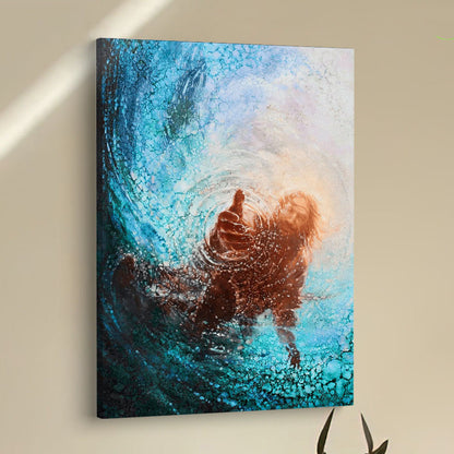 The Hand Of God Canvas Pictures - Christian Wall Art - Jesus Canvas Art