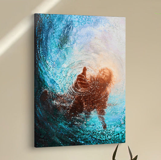 The Hand Of God Canvas Pictures - Christian Wall Art - Jesus Canvas Art