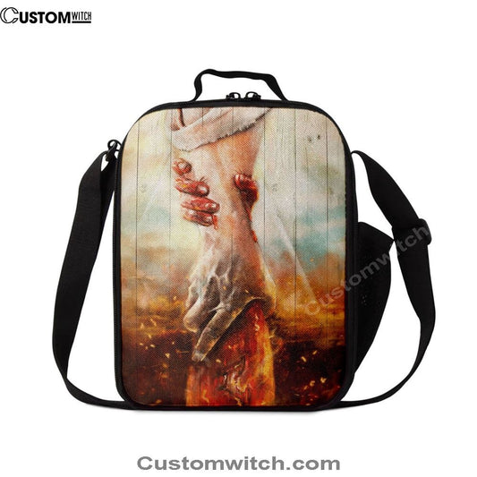 The Hand Of God Jesus Lunch Bag For Men And Women, Spiritual Christian Lunch Box For School, Work