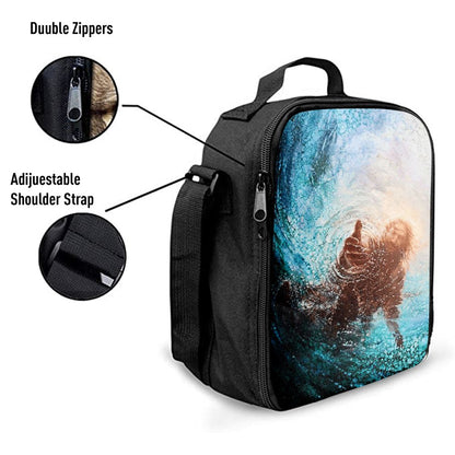 The Hand Of God Lunch Bag For Men And Women, Spiritual Christian Lunch Box For School, Work