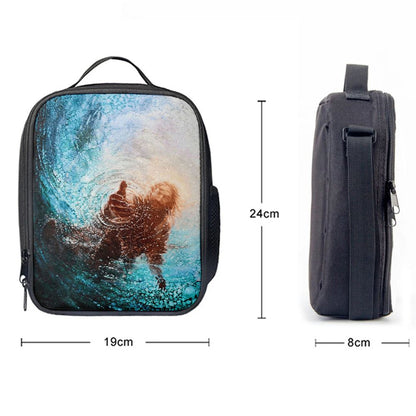 The Hand Of God Lunch Bag For Men And Women, Spiritual Christian Lunch Box For School, Work