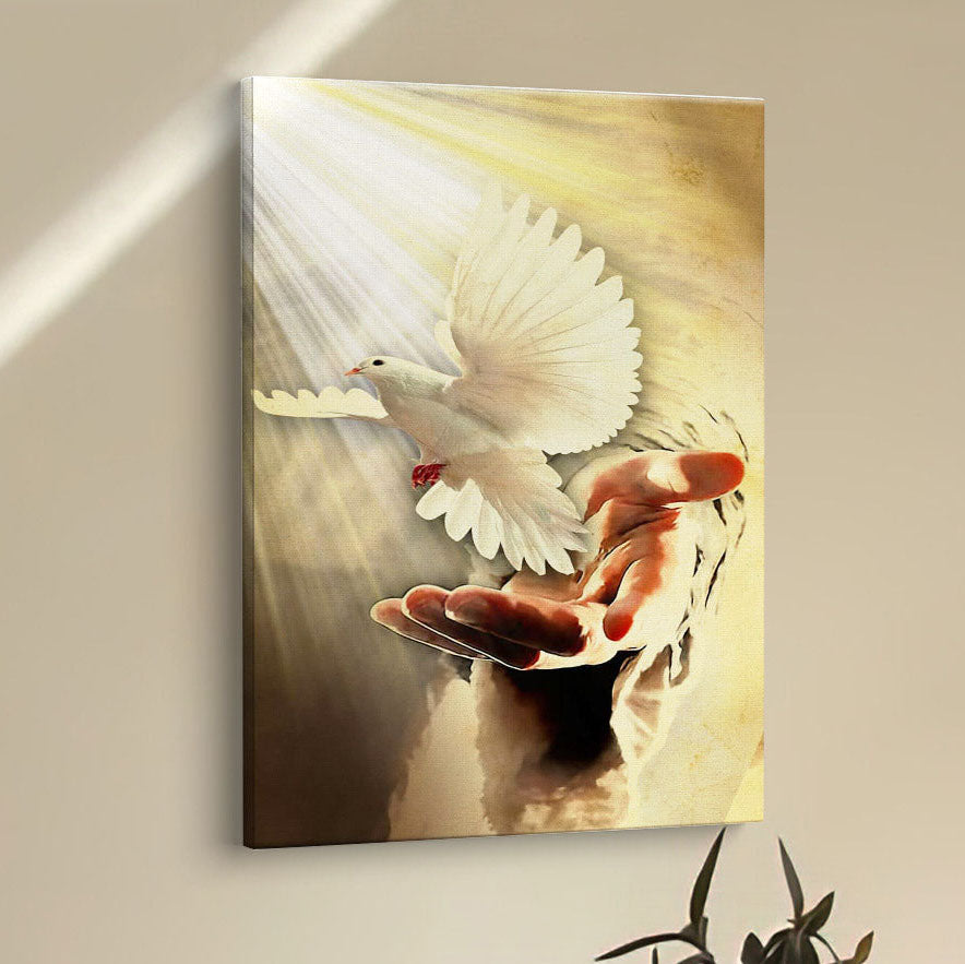 The Hand Of God Picture Jesus Hands Canvas Prints - Bible Verse Wall Decor - Scripture Wall Art
