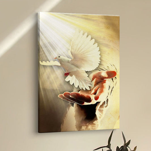 The Hand Of God Picture Jesus Hands Canvas Prints - Bible Verse Wall Decor - Scripture Wall Art