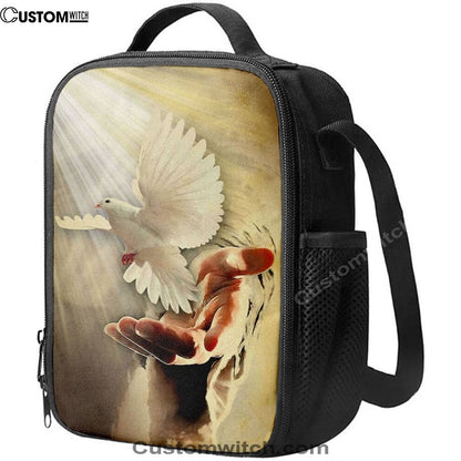 The Hand Of God Picture Jesus Hands Lunch Bag For Men And Women, Spiritual Christian Lunch Box For School, Work