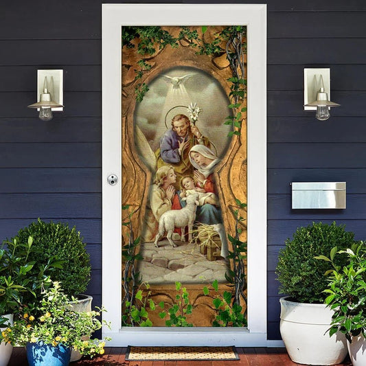 The Key To Happiness Jesus Door Cover, Christian Door Decor, Door Christian Church, Christian Door Plaques