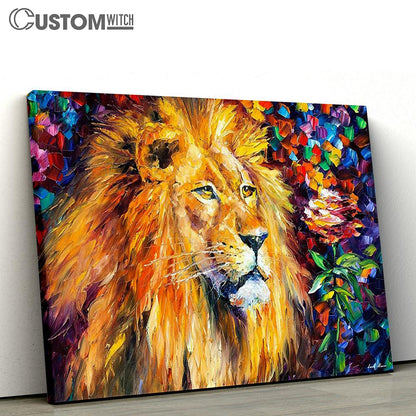 The Lion Of Judah Canvas Art - Lion Canvas Wall Decor - Christian Scripture Canvas