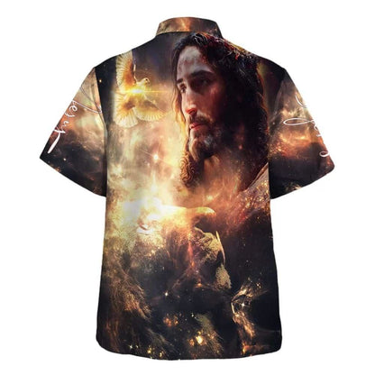The Lion Of Judah Jesus Christ Hawaiian Shirt For Men, Christian Hawaiian Shirt, Gift For Christian
