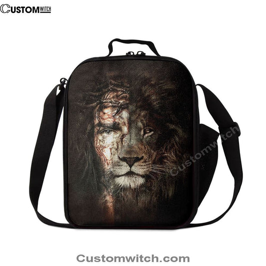 The Lion Of Judah The Perfect Combination Lunch Bag For Men And Women, Spiritual Christian Lunch Box For School, Work