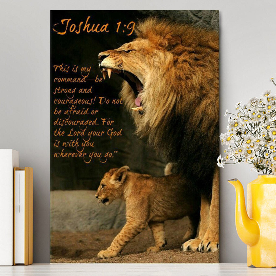 The Lion This Is My Command Canvas Prints - Lion Canvas Art - Christian Inspirational Canvas