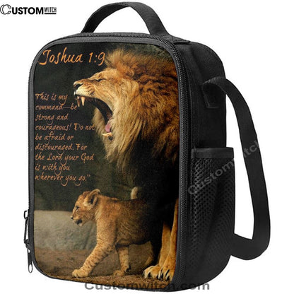 The Lion This Is My Command Lunch Bag For Men And Women - Lion Lunch Bag, Spiritual Christian Lunch Box For School, Work