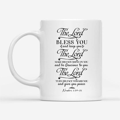 The Lord Bless You And Keep You Numbers 624-26 Niv Bible Verse Mug, Christian Mug, Bible Mug, Faith Gift, Encouragement Gift