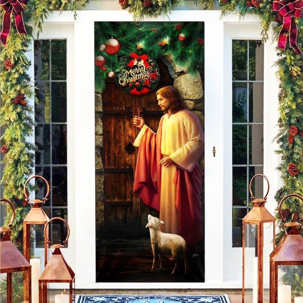 The Lord Jesus Christ Is Come Door Cover, Christian Door Decor, Door Christian Church, Christian Door Plaques