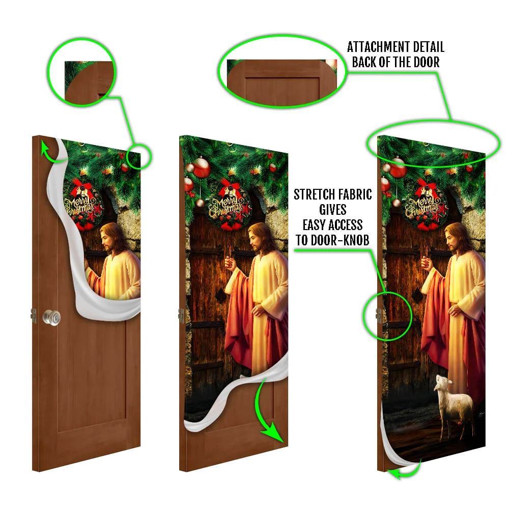 The Lord Jesus Christ Is Come Door Cover, Christian Door Decor, Door Christian Church, Christian Door Plaques
