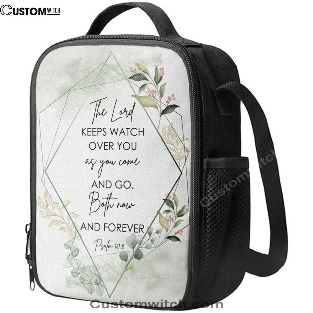 The Lord Keeps Watch Over You As You Come And Go Bible Verse Lunch Bag For Men And Women, Spiritual Christian Lunch Box For School, Work