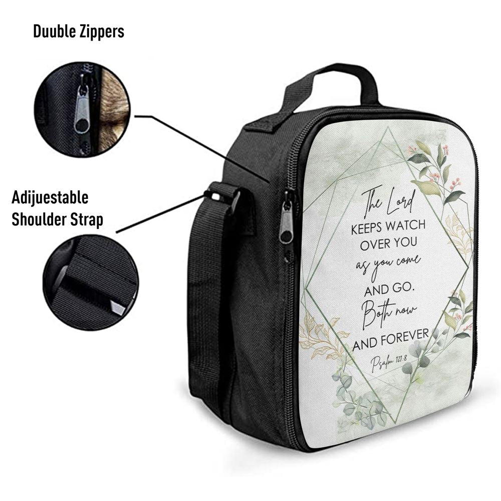 The Lord Keeps Watch Over You As You Come And Go Bible Verse Lunch Bag For Men And Women, Spiritual Christian Lunch Box For School, Work
