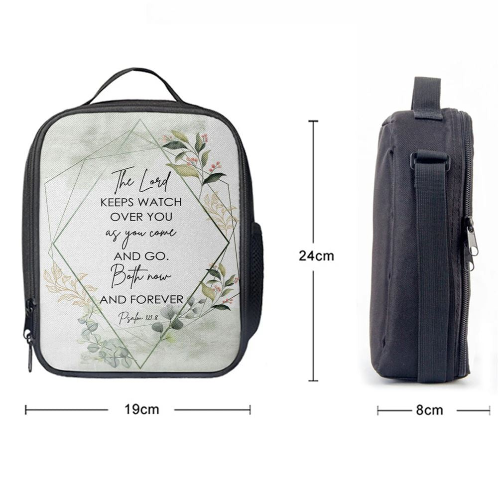 The Lord Keeps Watch Over You As You Come And Go Bible Verse Lunch Bag For Men And Women, Spiritual Christian Lunch Box For School, Work
