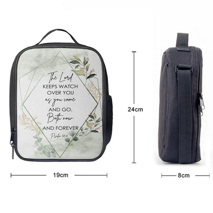 The Lord Keeps Watch Over You As You Come And Go Bible Verse Lunch Bag For Men And Women, Spiritual Christian Lunch Box For School, Work