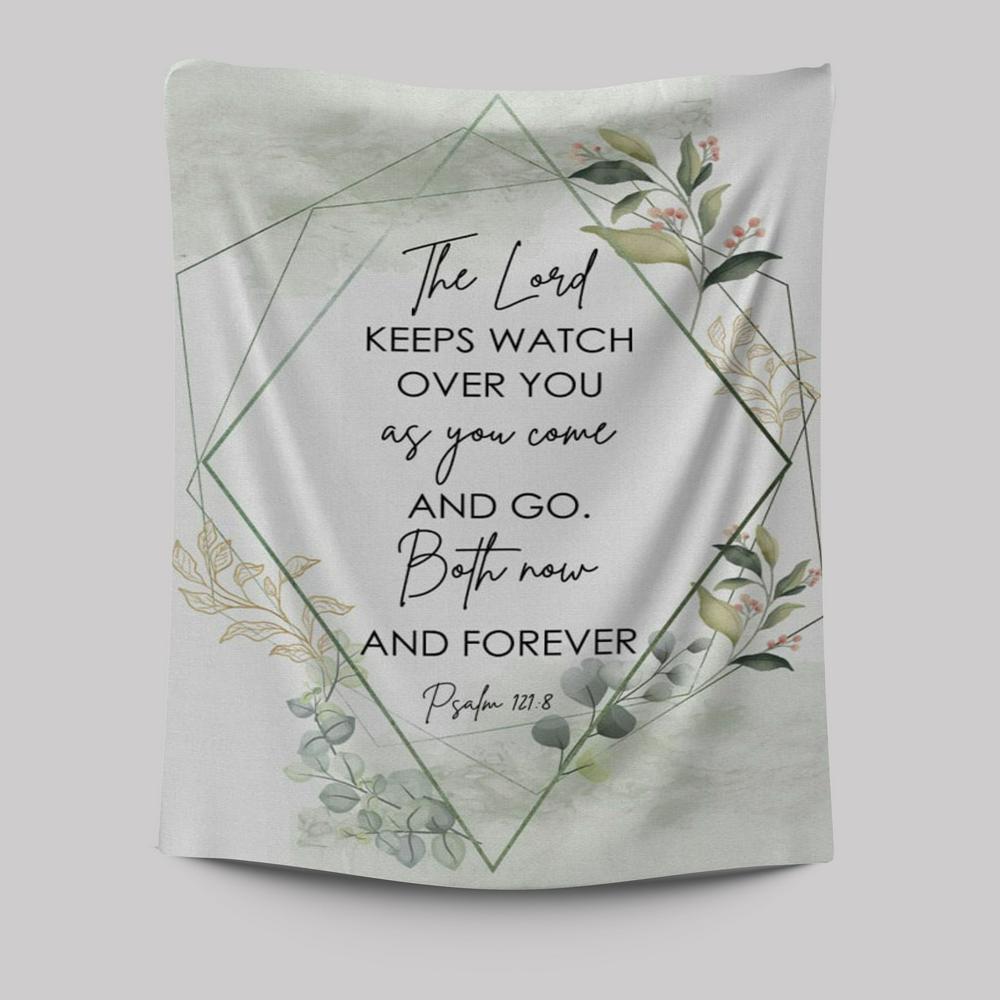 The Lord Keeps Watch Over You As You Come And Go Bible Verse Wall Decor Art - Bible Verse Wall Decor - Scripture Wall Art