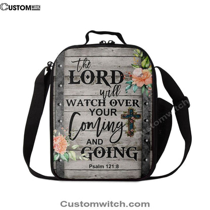 The Lord Will Watch Over Your Coming And Going Psalm 1218 Lunch Bag For Men And Women, Spiritual Christian Lunch Box For School, Work