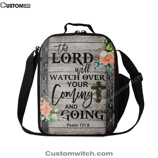 The Lord Will Watch Over Your Coming And Going Psalm 1218 Lunch Bag For Men And Women, Spiritual Christian Lunch Box For School, Work