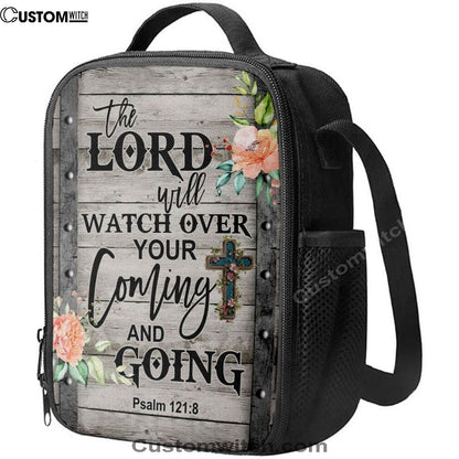 The Lord Will Watch Over Your Coming And Going Psalm 1218 Lunch Bag For Men And Women, Spiritual Christian Lunch Box For School, Work
