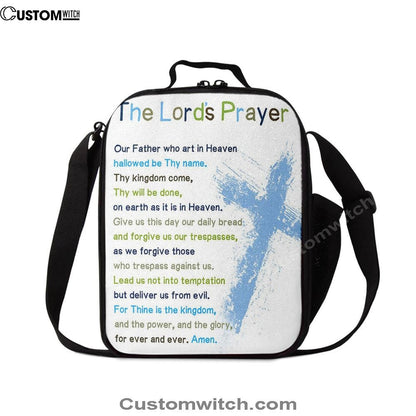 The Lords Prayer Bible Verse Lunch Bag For Men And Women - Christian Daughter Gifts, Spiritual Christian Lunch Box For School, Work
