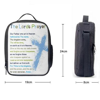 The Lords Prayer Bible Verse Lunch Bag For Men And Women - Christian Daughter Gifts, Spiritual Christian Lunch Box For School, Work