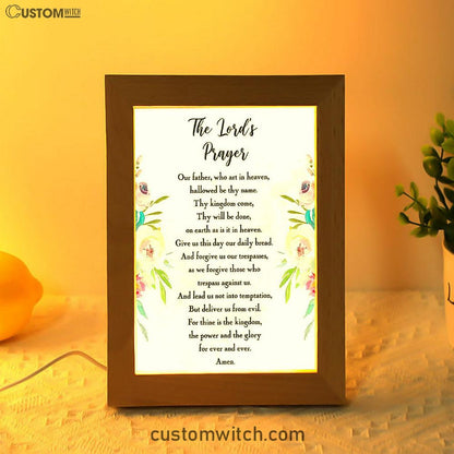 The Lords Prayer Decor - Bible Verse Art - Gift For Women, Pastor