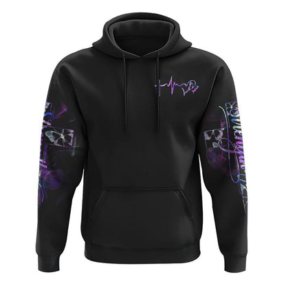The Moment Your Heart Stopped Mine Changed Forever All Over Print 3D Hoodie, Christian Hoodie, Christian Sweatshirt, Bible Verse Shirt