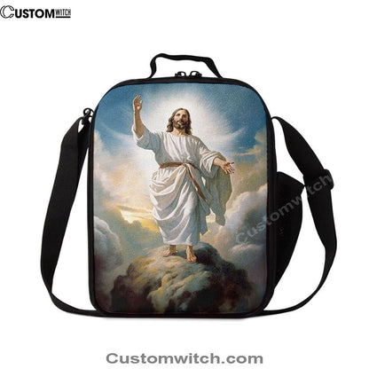 The Picture Of Jesus Creation Lunch Bag For Men And Women, Spiritual Christian Lunch Box For School, Work