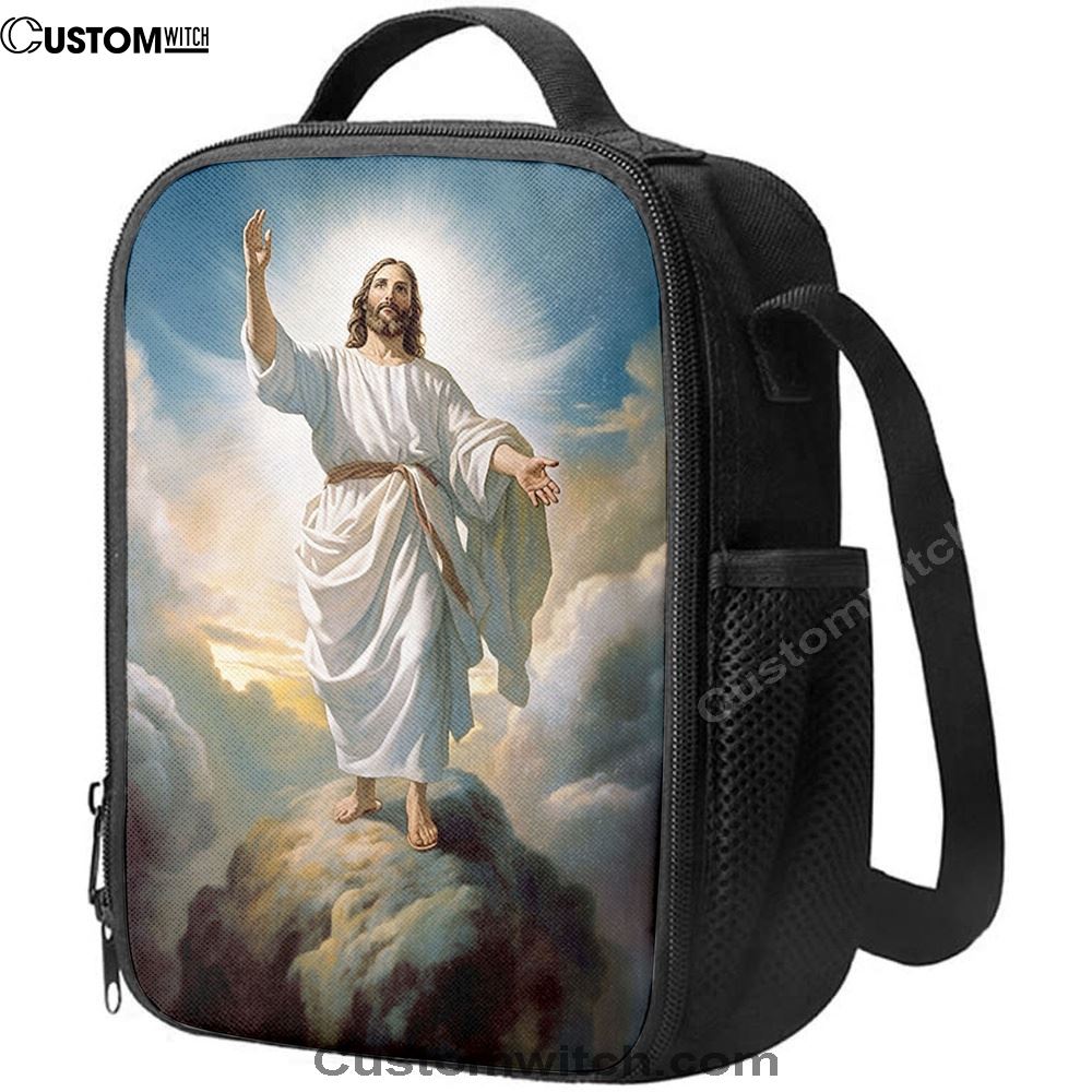 The Picture Of Jesus Creation Lunch Bag For Men And Women, Spiritual Christian Lunch Box For School, Work
