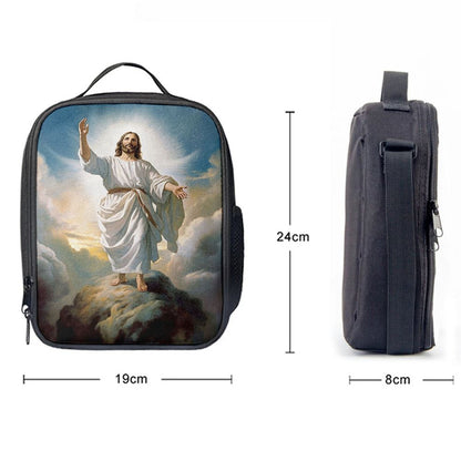 The Picture Of Jesus Creation Lunch Bag For Men And Women, Spiritual Christian Lunch Box For School, Work