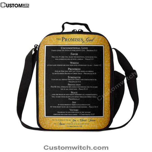 The Promises Of God Lunch Bag For Men And Women - 2 Corinthians 1 20, Spiritual Christian Lunch Box For School, Work
