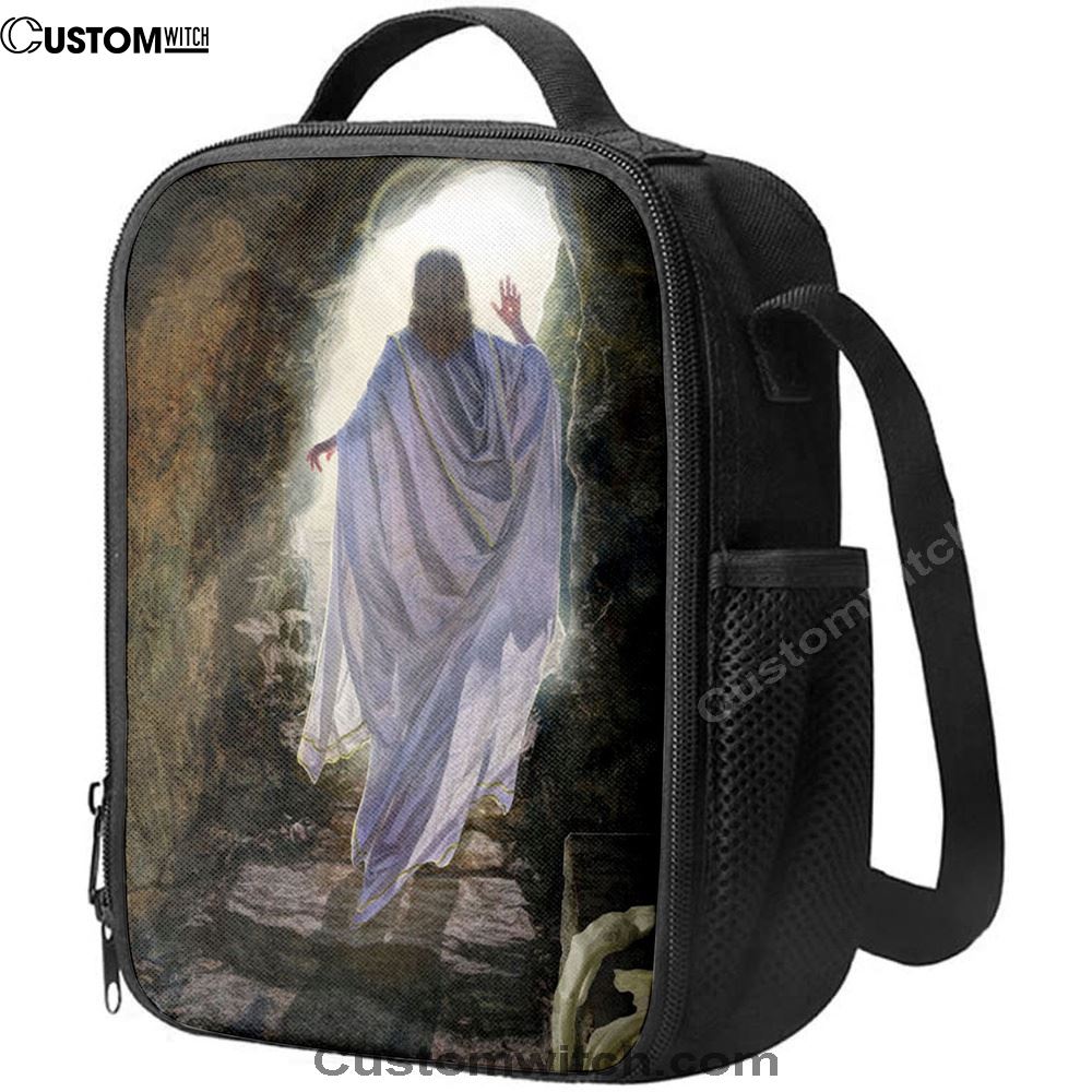 The Resurrection Of Jesus Lunch Bag For Men And Women, Spiritual Christian Lunch Box For School, Work